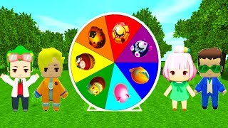 NO ELIJAS LA RULETA DE LA SUERTE MAS PELIGROSA DE MONSTRUOS DE MINI WORLD CON MANUCRAFT TINENQA TATI