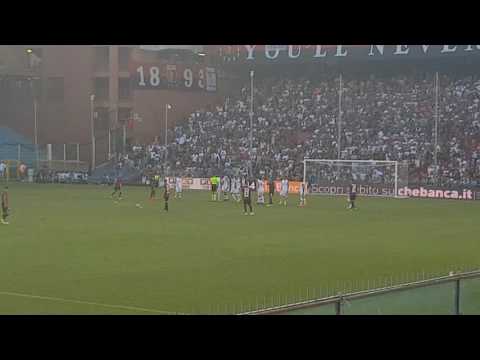 Genoa - Lecce gol di Veloso