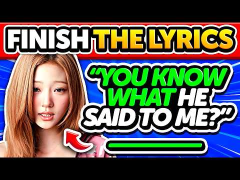 Finish the LYRICS ✨ | Popular Kpop Songs