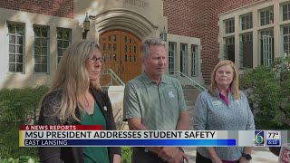 MSU president addresses student safety