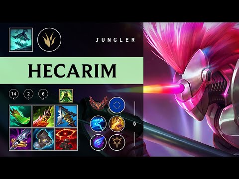 Hecarim Jungle vs Kha'Zix - EUW Grandmaster Patch 26.02
