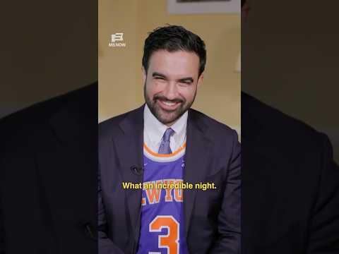 Mamdani reacts to Knicks championship win