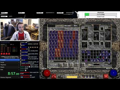 2ND IN THE WORLD!! - DIABLO 2 NECROMANCER - P8 Norm SC 2nd attempt