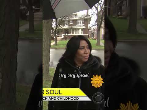 Aretha Franklin revisits church and childhood home in Detroit #arethafranklin