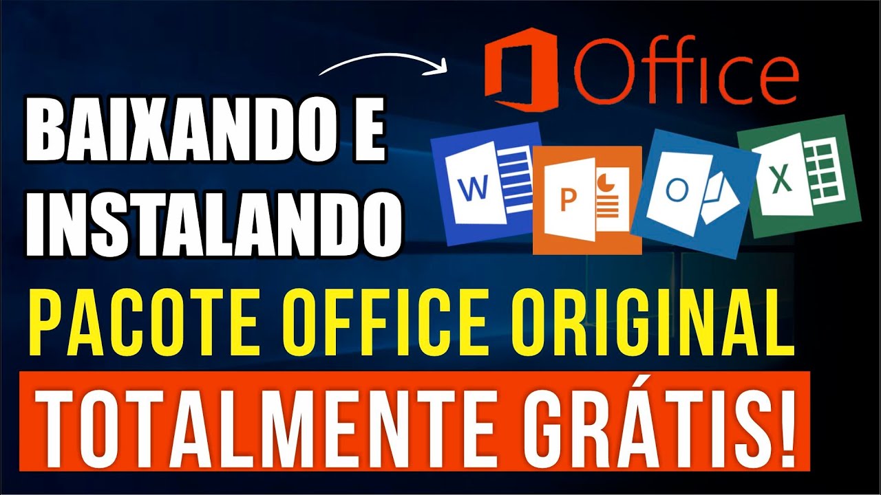 COMO INSTALAR O PACOTE OFFICE TOTALMENTE GRÁTIS 2024