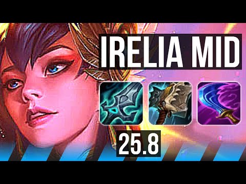 IRELIA vs YASUO (MID) | 10/2/7, Godlike | KR Diamond | 25.8