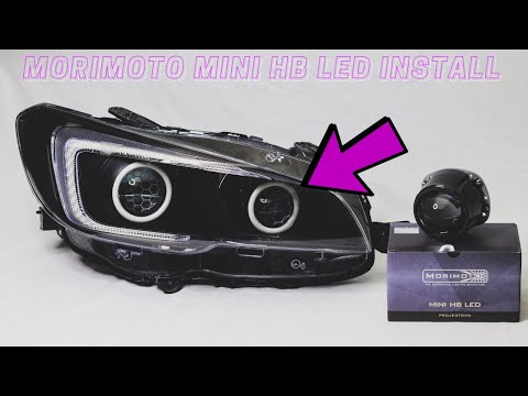 How To Install Morimoto MINI HB LED High Beam Projectors!