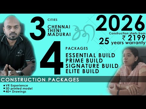 Construction Specification 2026 Explained 🏗️ | Starting ₹2,199/sq.ft | Poriyaalan Architects