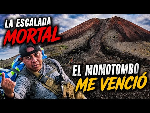 🥇 INTENTÉ escalar el MOMOTOMBO por la colada... pero todo SALIÓ mal 😨 NICARAGUA 