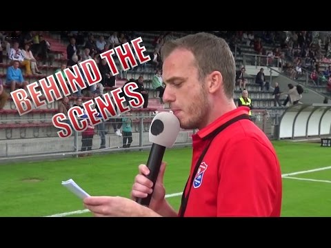 Ein Tag als Stadionsprecher