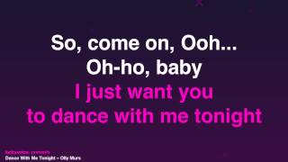 Dance With Me Tonight - Olly Murs (Karaoke) - Lucky Voice