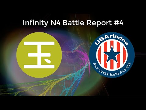 Infinity N4 battle report #4. USAriadna vs Yu Jing: Firefight EXTREME mode