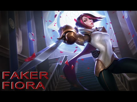 SKT T1 Faker Fiora vs Gangplank TOP ranked challenger korea