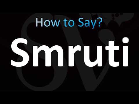 How to Pronounce Smruti (CORRECTLY!)