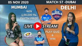 🔴LIVE MI vs DC GIRLS COMMENTARY | IPL 2020 - 57th Match | Mumbai Indians  vs Delhi Capitals