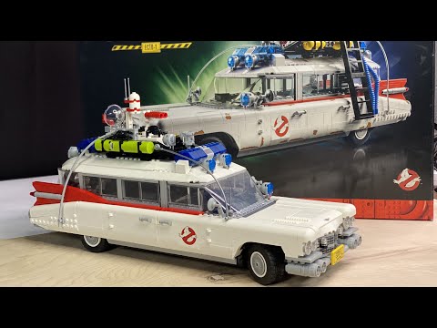 Epic LEGO Ghostbusters Ecto-1. Build and review