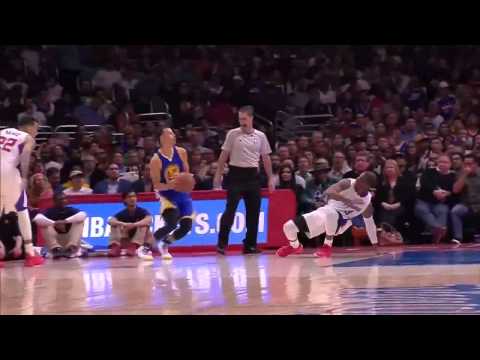 Stephen Curry's Fabolous Crossover on Chris Paul Warriors @ Cippers 31 Marzo 2015