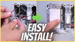 How To Install a 3 Way Dimmer Switch!  Lutron 3 Way Dimmer Switch