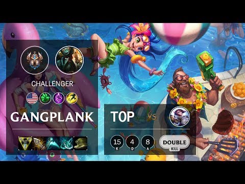 Gangplank Top vs Fiora - NA Challenger Patch 10.8