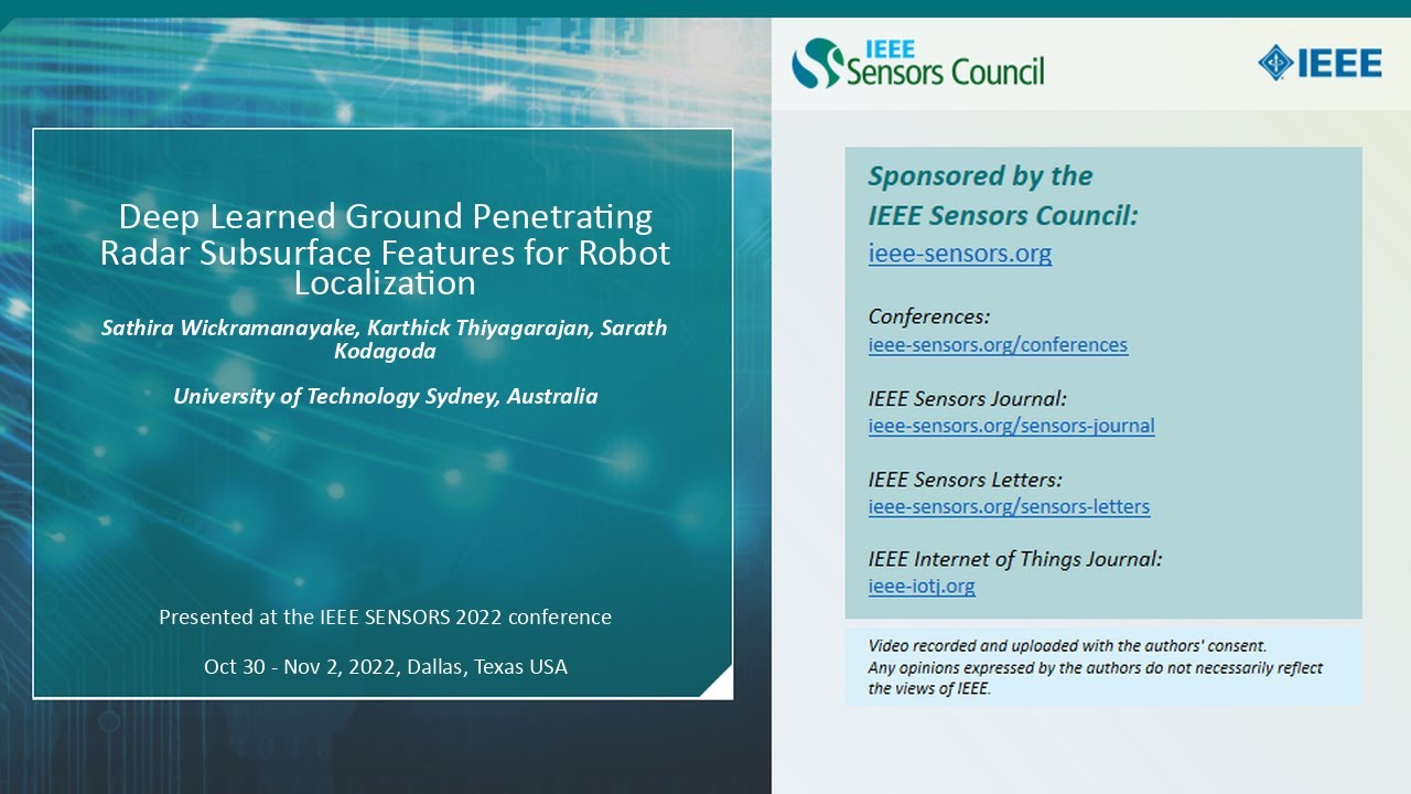 Deep Learned Ground Penetrating Radar Subsurface Features for Robot Localization