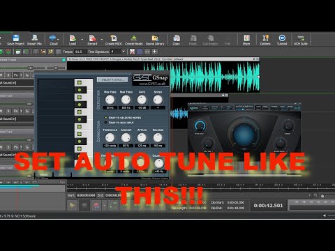SET YOUR AUTO TUNE THIS WAY ON MIXPAD | MixPad Tutorials