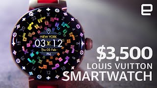 Louis Vuitton&#039;s new $3,500 smartwatch, Tambour Horizon Light Up