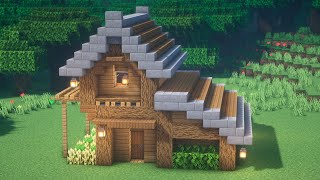 Minecraft: How to build a Wooden Starter House