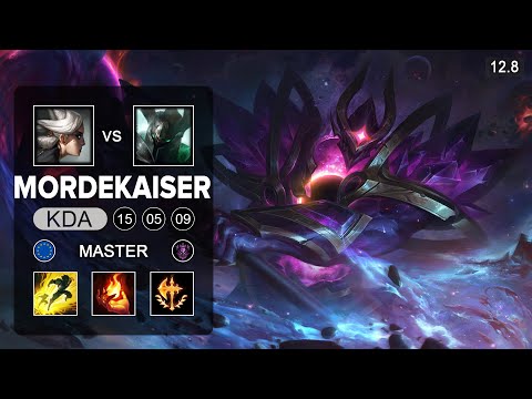 Mordekaiser vs Camille Top - EUW Master - Patch 12.8 Season 12