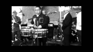 Isaac Ike Arostigui performing with Pete Escovedo and his orchestra.
