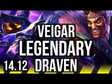 VEIGAR & Janna vs DRAVEN & Pyke (ADC) | Legendary, 11/4/13, Rank 11 Veigar | EUNE Master | 14.12