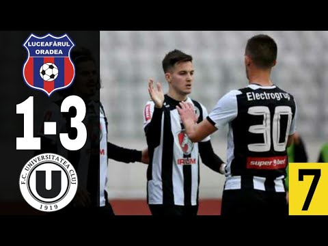Luceafarul Oradea 1-3 Universitatea Cluj | Pirvulescu face dubla la debut!!