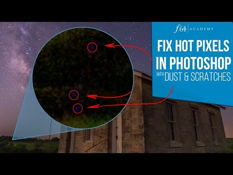 Fixing Hot Pixels with Dust and Scratches