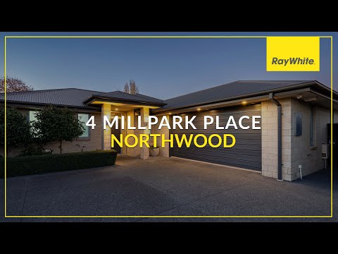4 Millpark Place, Northwood, Christchurch, Canterbury, 4房, 2浴, House