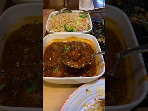 Noodles & Manchurian 🍜 Combination 😍 #shorts