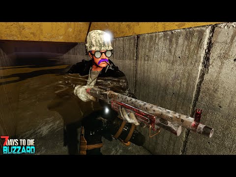 don't go in the water | 7 Days to Die: THE BLIZZARD (Day 29)
