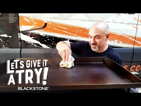 How To Season a Blackstone Griddle with Todd Toven | Let's Give it a Try! | Blackstone Griddle