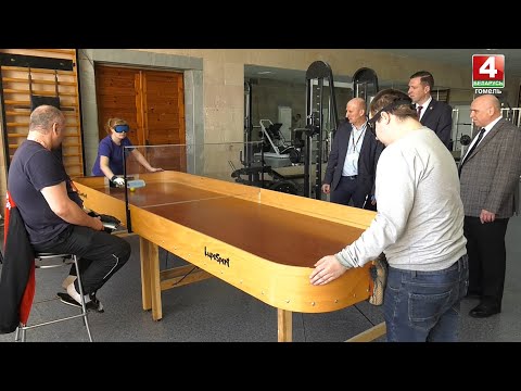 Развитие спорта и поддержка спортсменов с инвалидностью. Вячеслав Дурнов посетил спортобъекты Гомеля видео