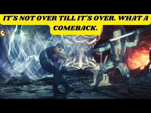 I guess it's really not over till it's over...What a comeback!!!