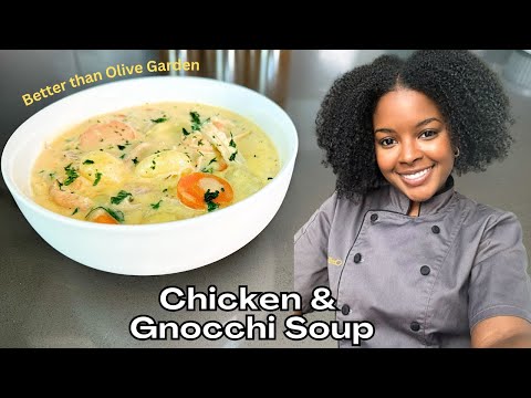 BETTER Than Olive Garden Chicken Gnocchi Soup Recipe