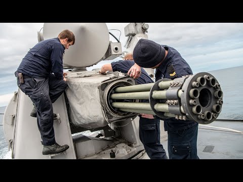 The Powerful US Phalanx CIWS in Action
