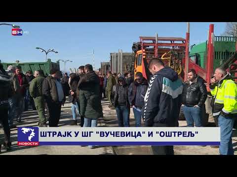 Više od 200 radnika ŠG "Vučevica" Čajniče stupilo je danas u štrajk, traže plate