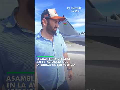 Asambleísta viajaba en la avioneta que aterrizó de emergencia