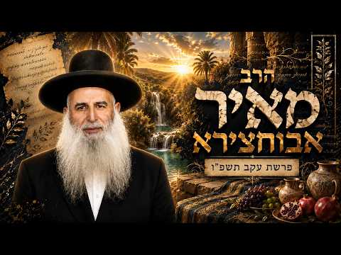 הרב מאיר אבוחצירא | פרשת עקב תשפ"ו (2026) | עלונימייל