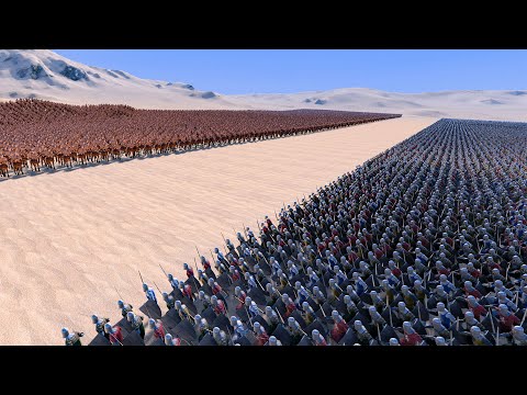 10,000 CENTAURS vs 30.000 MEDIEVAL INFANTRY | Ultimate Epic Battle Simulator
