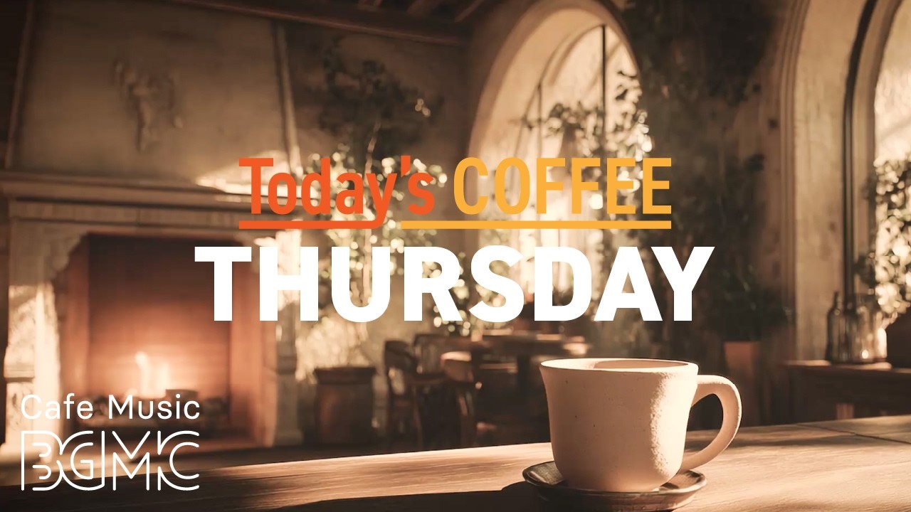 Jazz Relaxing Music ☕ Garden Cave Cafe Jazz - Soft Piano & Slow Bossa Nova for Thursday Study