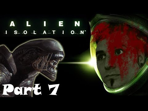 Alien Isolation | Playthrough / Walkthrough w/FaceCam | Part 7 - Total Carnage!