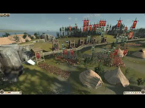 Epic Siege battle 3V3 16,000 man: Rome Total war 2: Who let the Chariots out? Who?