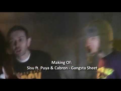 Sisu Tudor - Gangsta Sheet (cu Puya & Cabron) (Making Of)