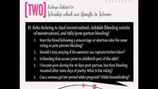 Study Session for Chapter 2 (Part 1) of the AlMaghrib Institute seminar, "Complicated", which discussed women's modern Fiq...