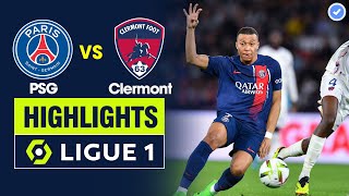Highlights PSG vs Clermont | Dồn ép nghẹt thở - Mbappe chứng minh giá trị tỏa sáng ngay khi vào sân